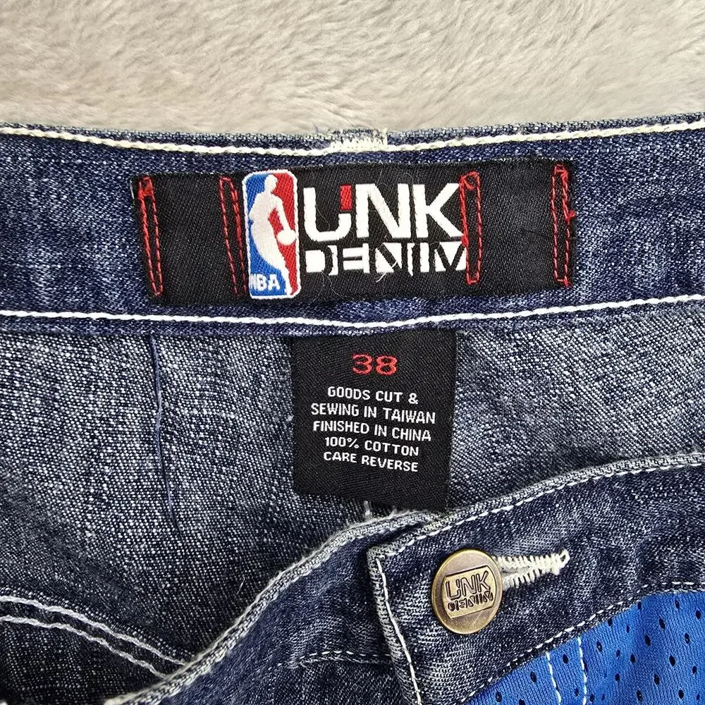 NWT NBA UNK Jeans 38x33 Tracy Mcgrady Orlando Magic Baggy Denim Y2K Vintage 90s